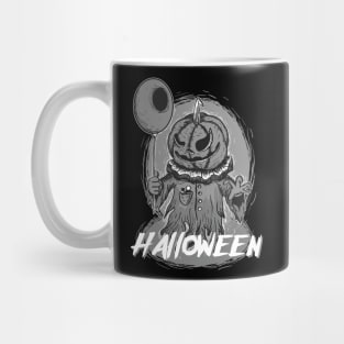 Halloween Pumpkin Scarecrow Mug